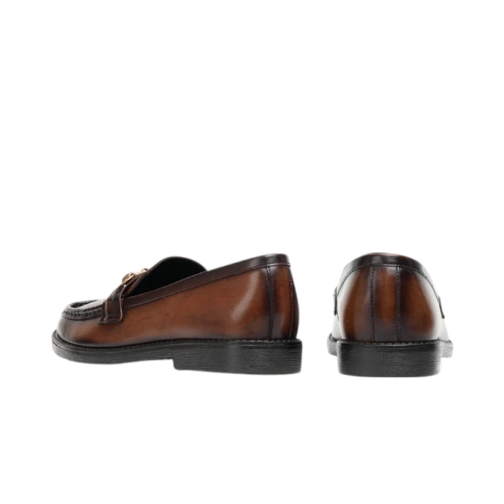 Luca Men's Shaded Loafers Handcrafted Leather, Patina Finish, Classic Comfort